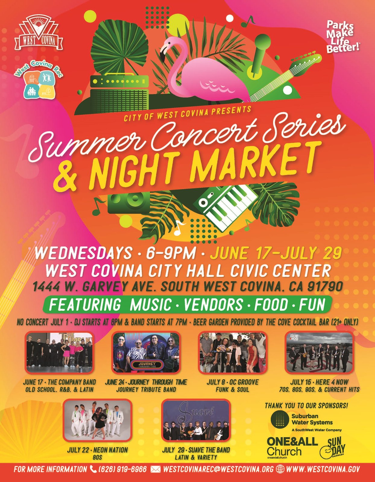 Summer Concert Series & Night Market