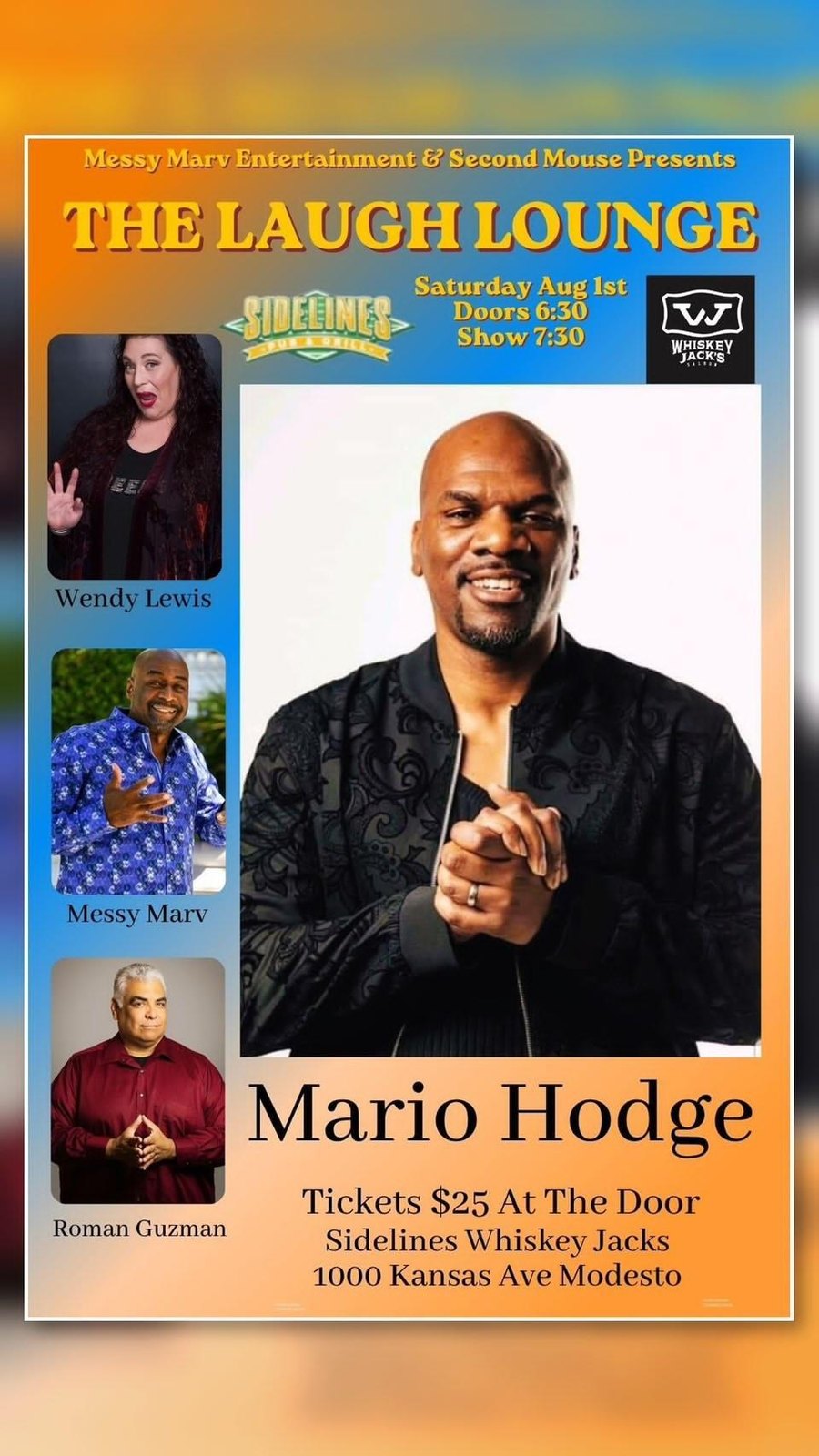 Mario Hodge Live in Modesto