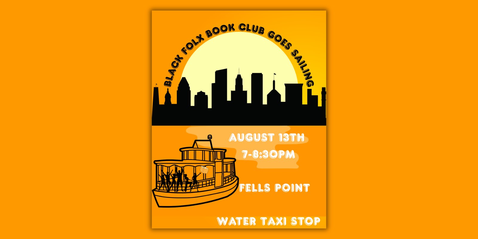 Black Folx Book Club Sunset Cruise and Book Swap