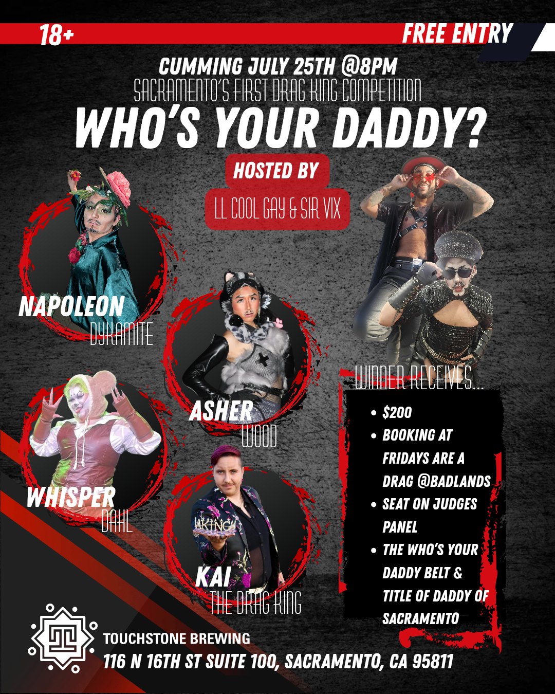 Who's Your Daddy? Drag King Competition