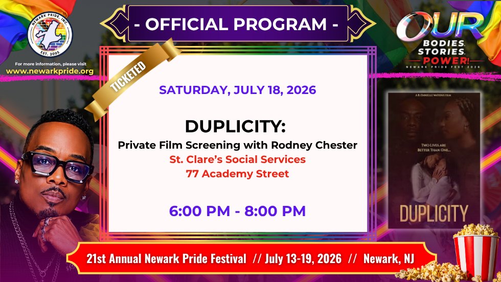 DUPLICITY: Film Screening with Rodney Chester