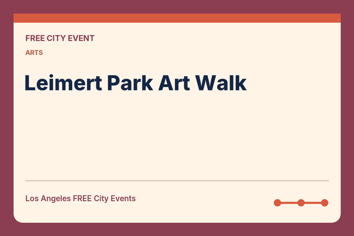 FREE Los Angeles: Leimert Park Art Walk