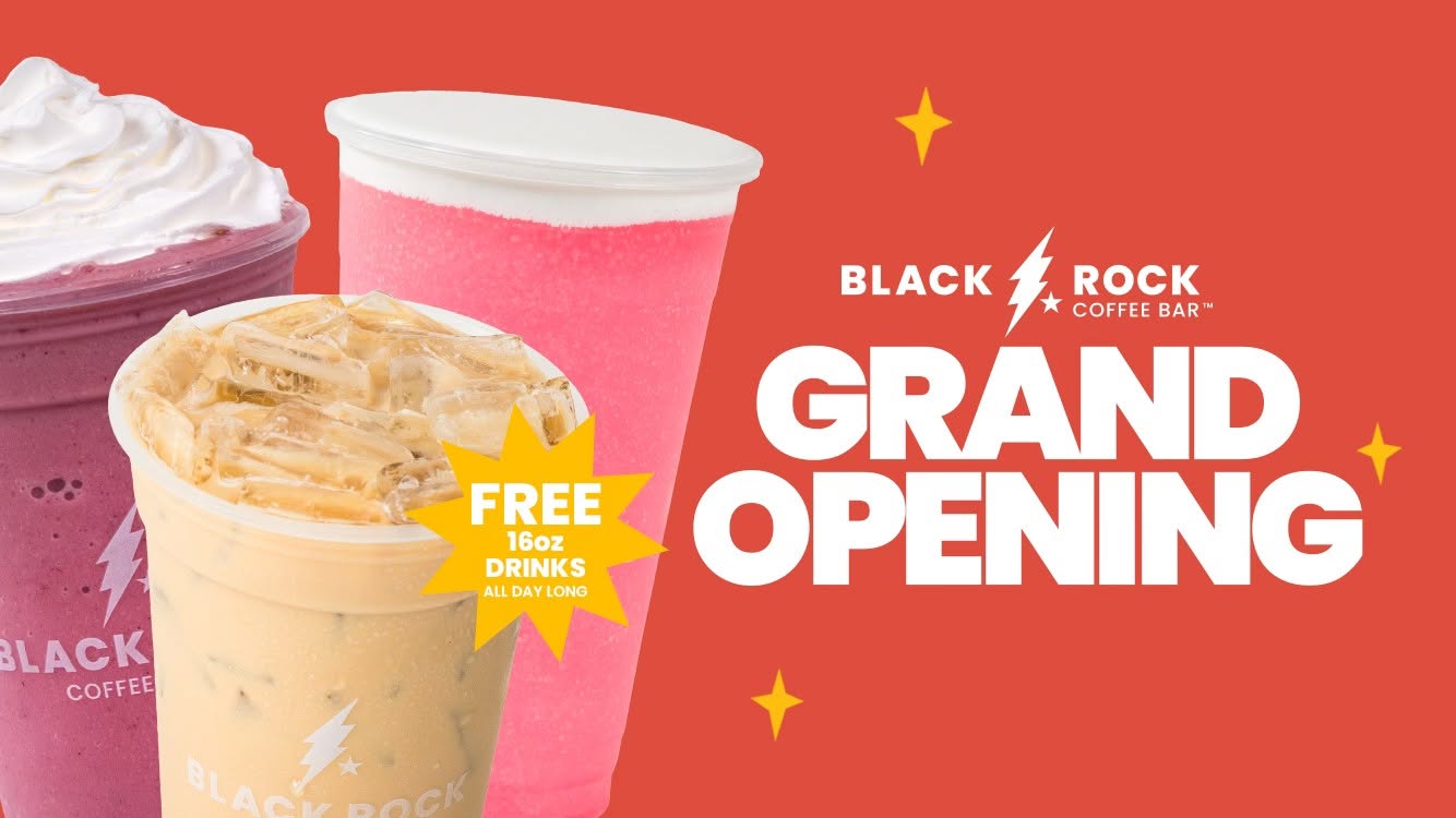 Black Rock Coffee Grand Opening — FREE Drinks All Day