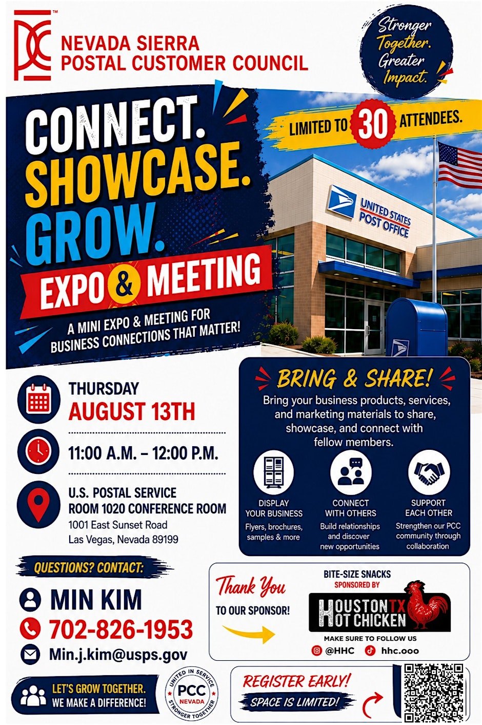 Nevada-Sierra Postal Customer Council Expo - Connect. Showcase. Grow!