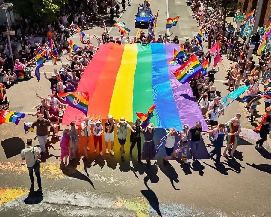 Pride Flag Marching Contingent