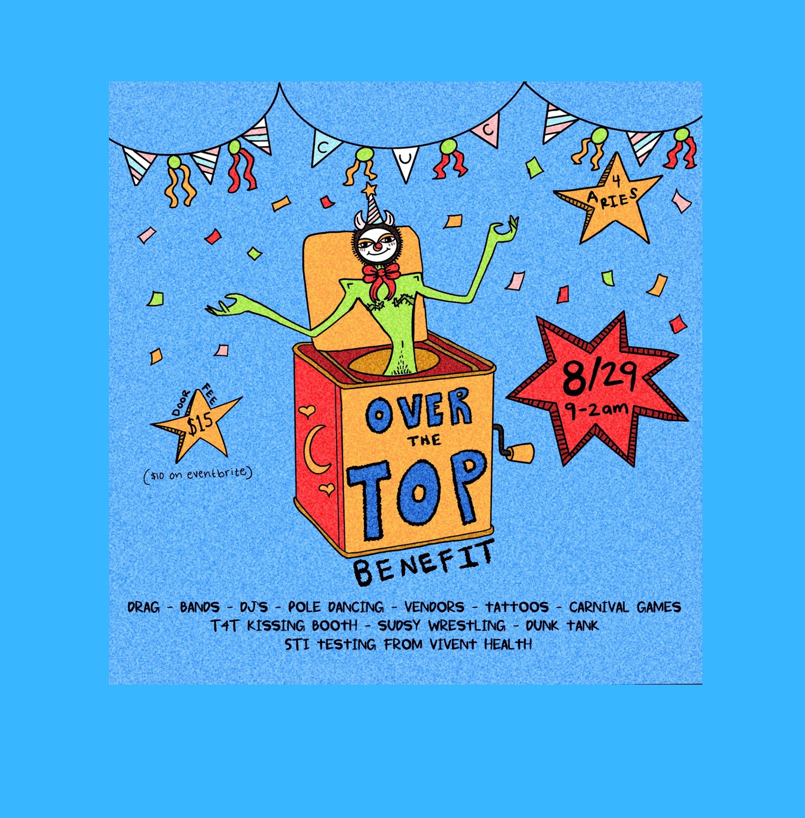 Over the Top Benefit and Birthday Extravaganza