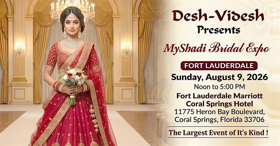 MyShadi Bridal Expo Fort Lauderdale 2026