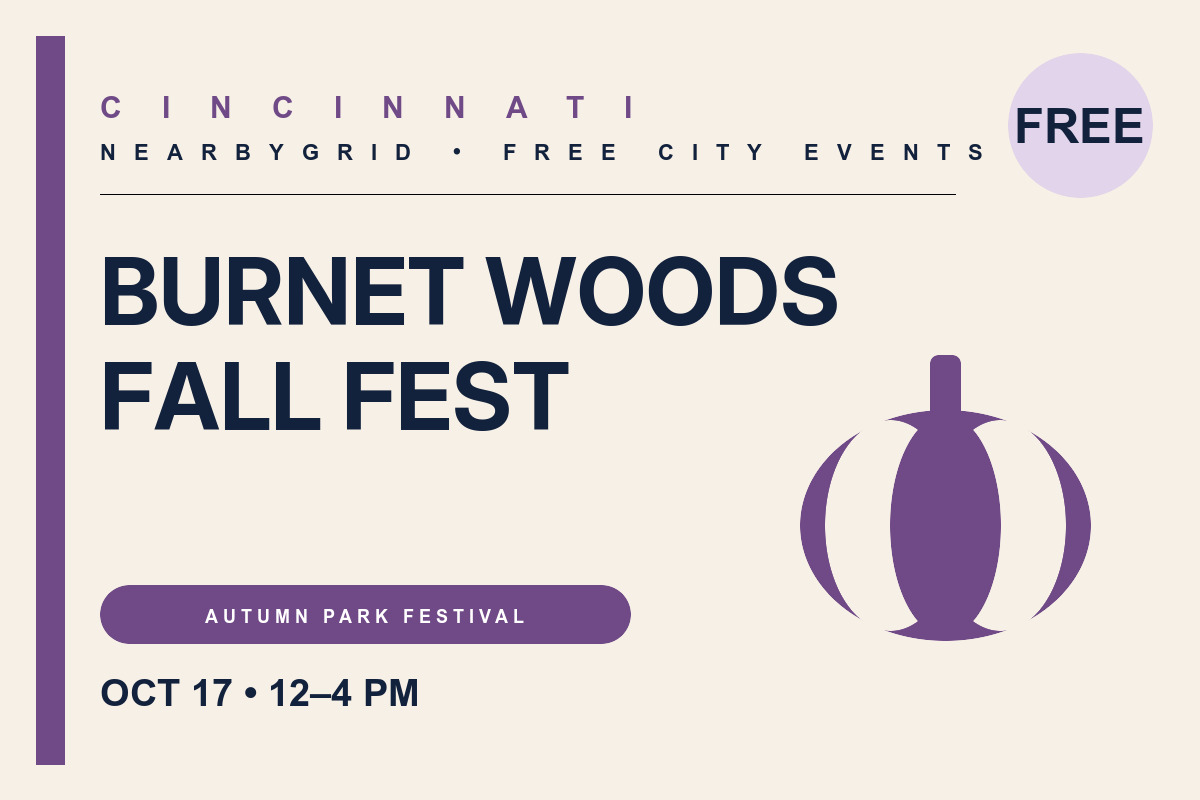 FREE Cincinnati: Burnet Woods Fall Fest