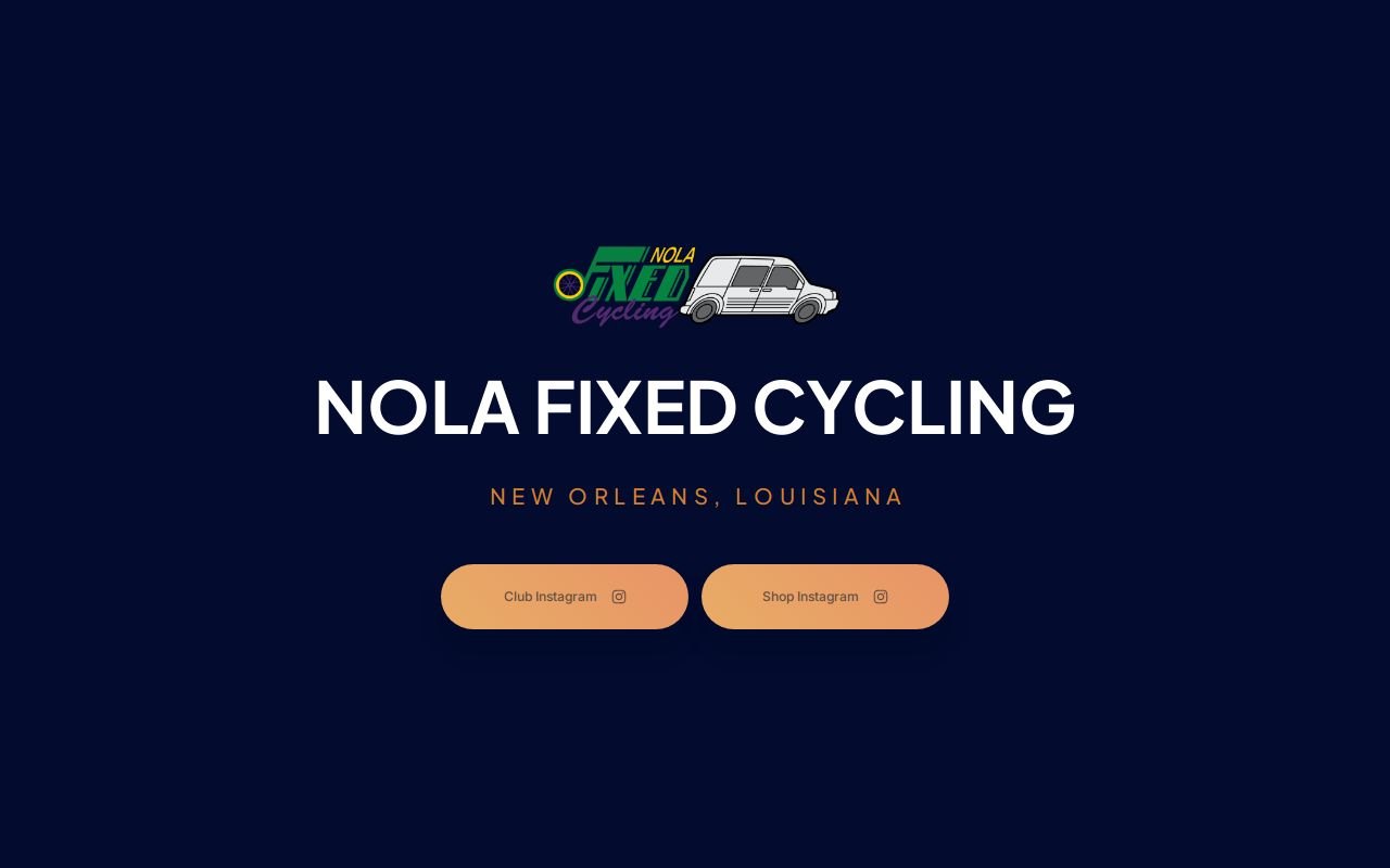 NOLA Fixed Cycling Club - Wednesday Club Ride