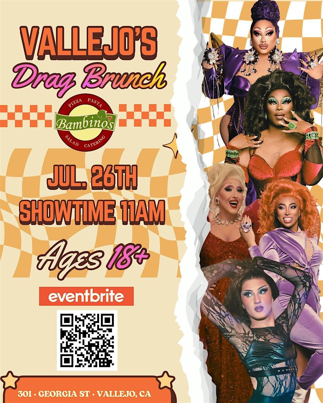 Vallejo's Drag Brunch - July Celebration