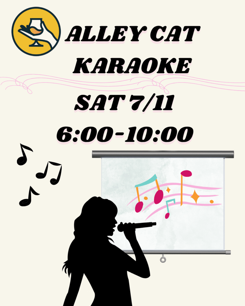Alley Cat Karaoke (Lady Justice Brewing)