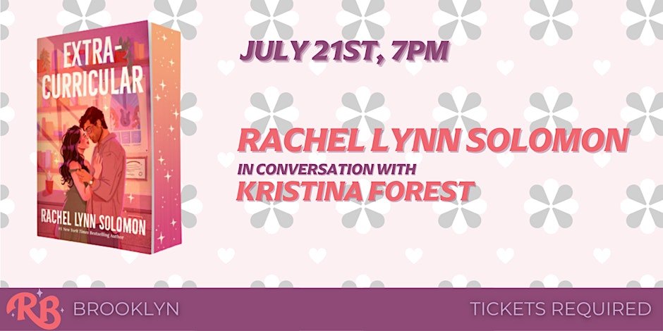 Rachel Lynn Solomon Brooklyn Event for Extracurricular