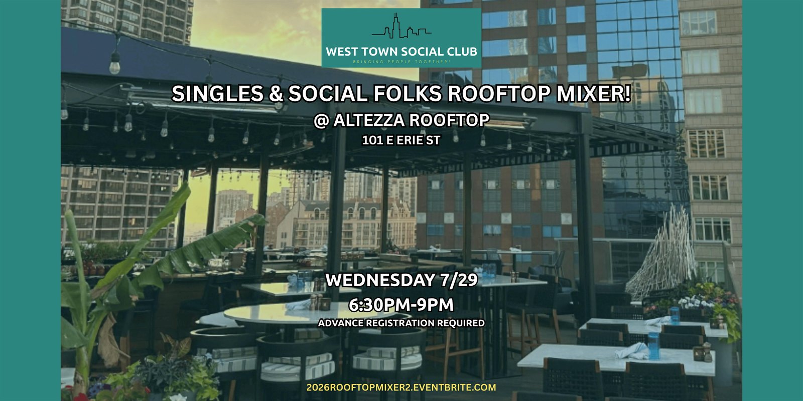 Singles and Social Folks Rooftop Mixer at Altezza Rooftop