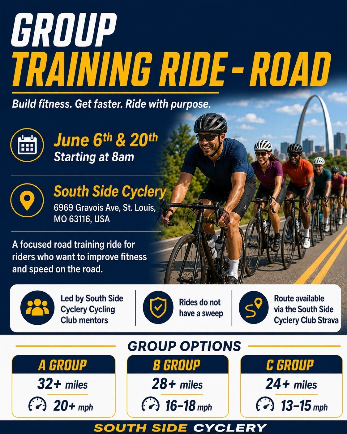 South Side Cyclery - Wednesday Evening Group Ride