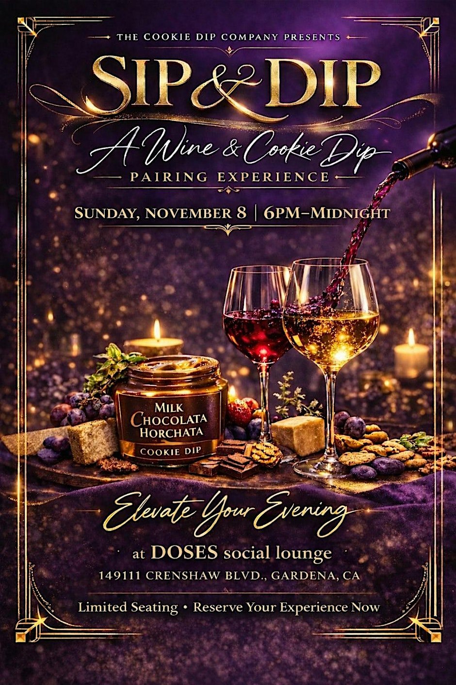 Sip & Dip: Wine & Dessert Pairing Experience