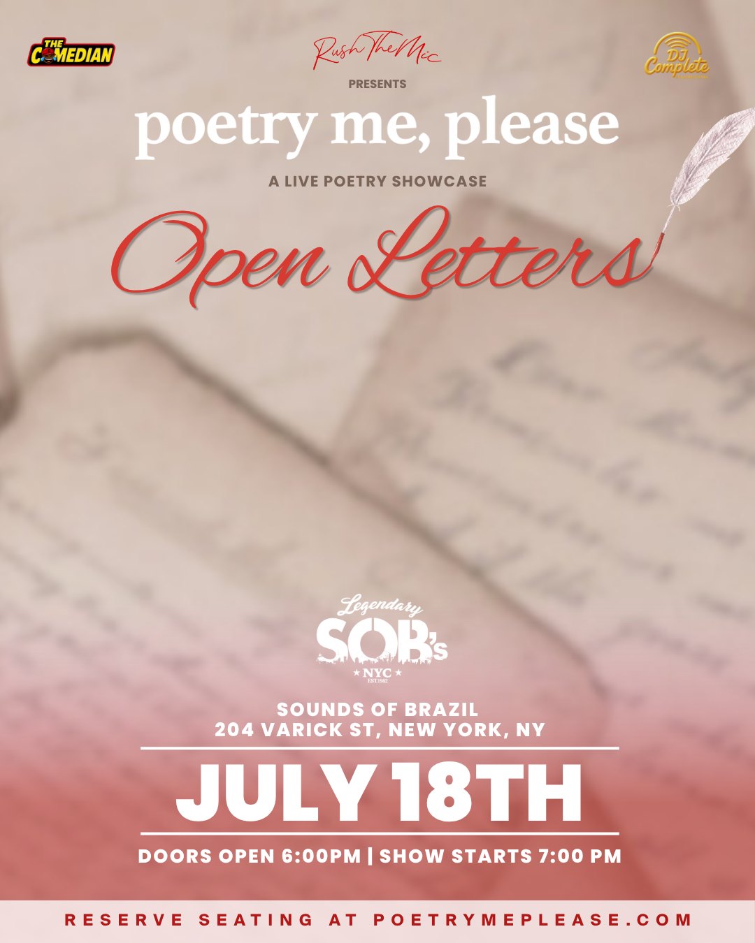 poetry me, please presents: Open Letters