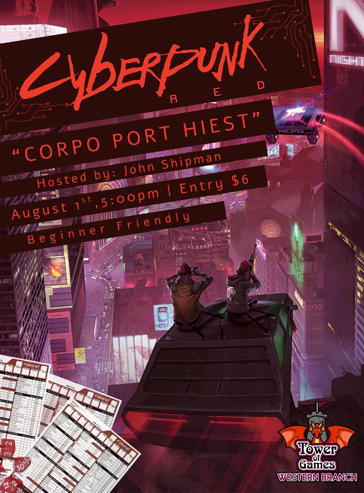 Cyberpunk RED RPG Night