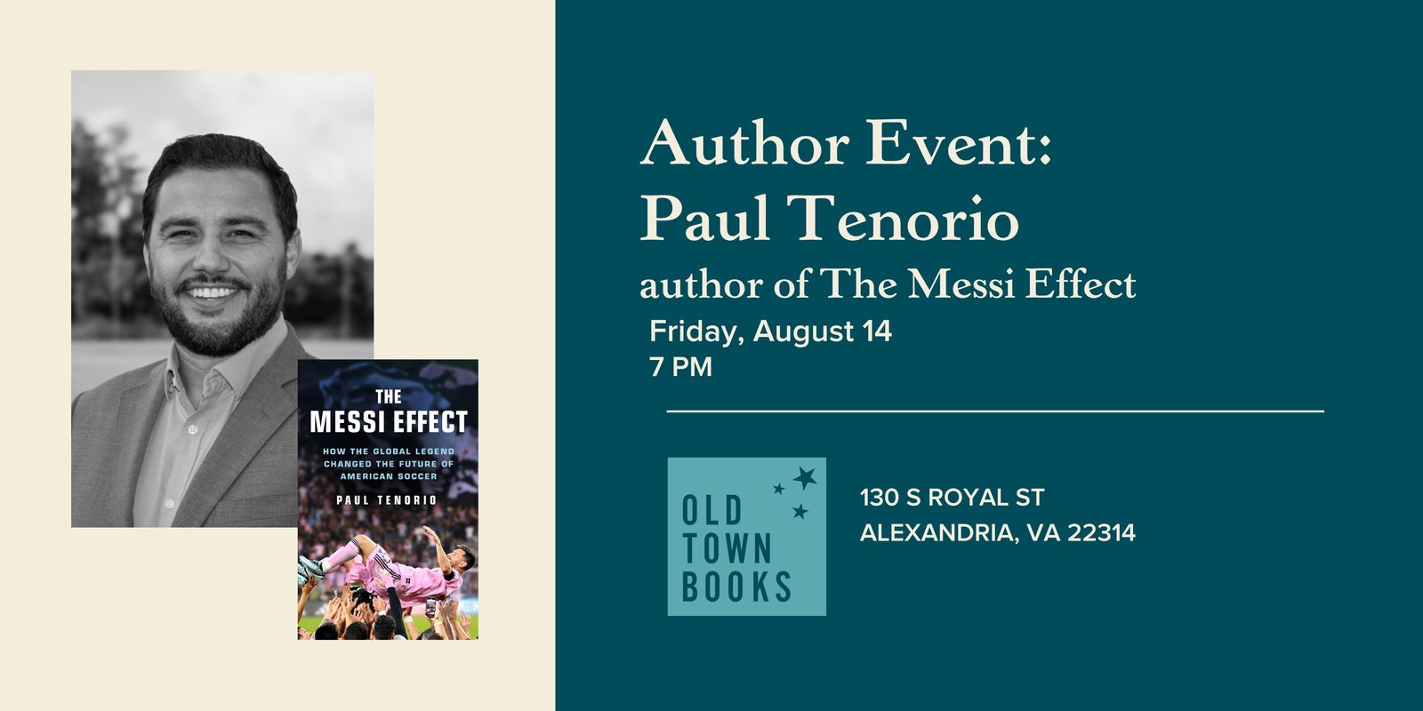 Author Event: Paul Tenorio