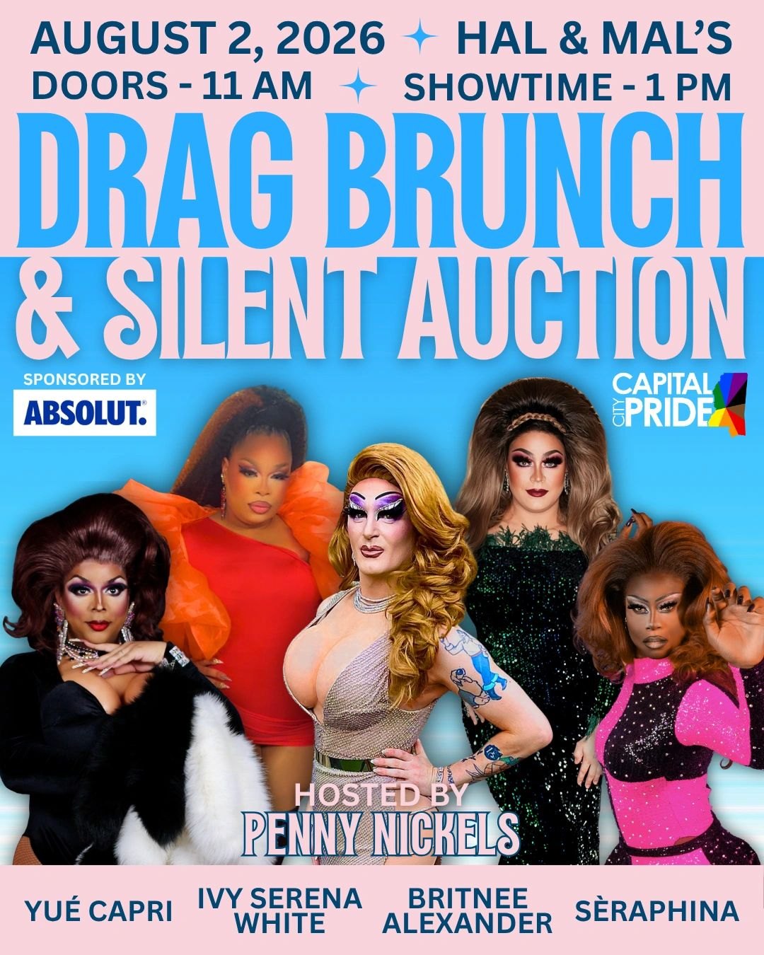 Pride & Joy Silent Auction and Drag Brunch