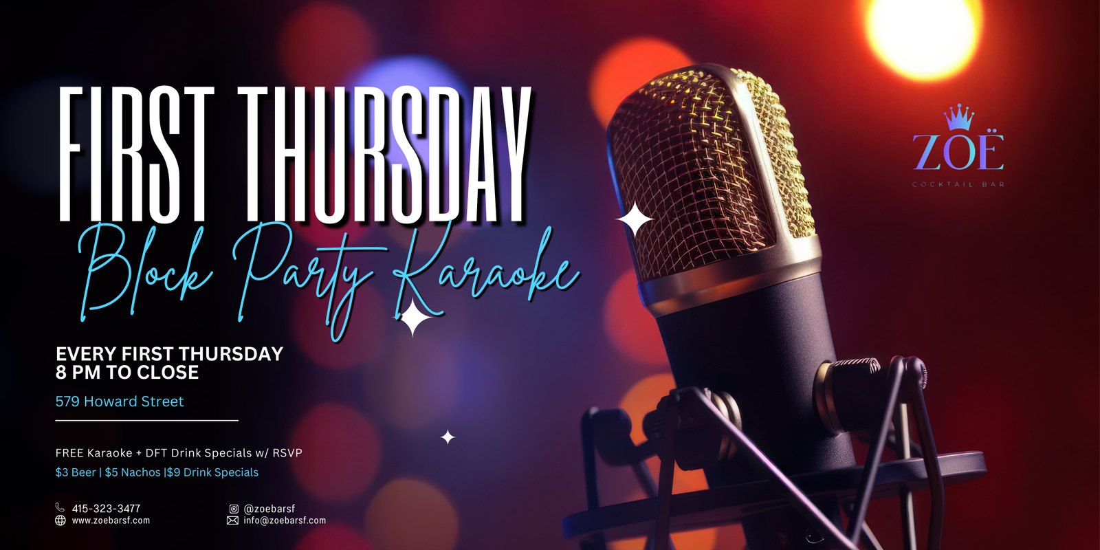 Karaoke and Beats: First Thursdays