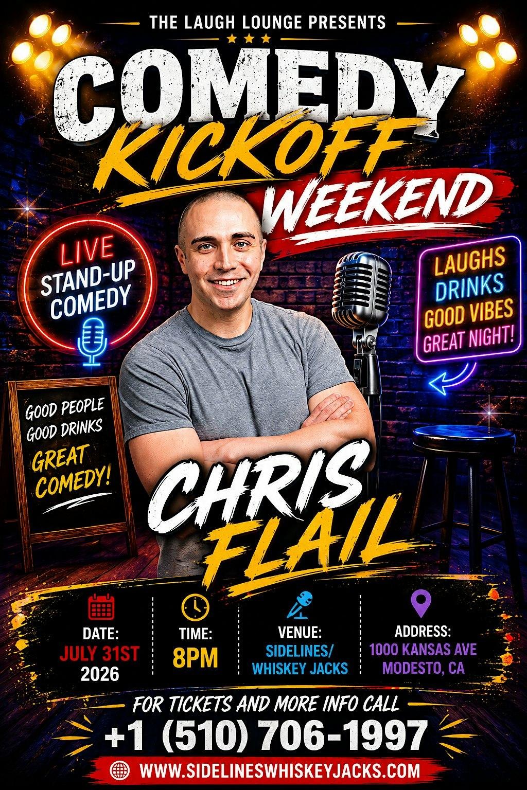 Chris Flail Live in Modesto