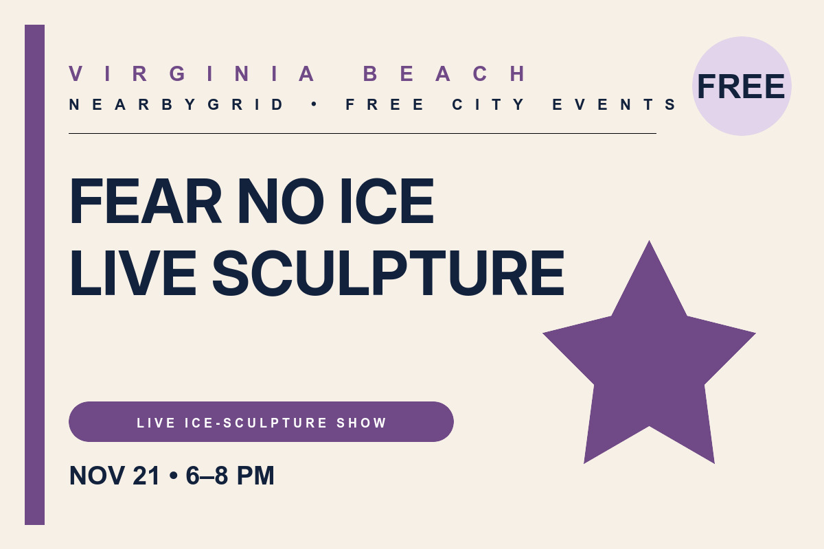 FREE Virginia Beach: Fear No Ice