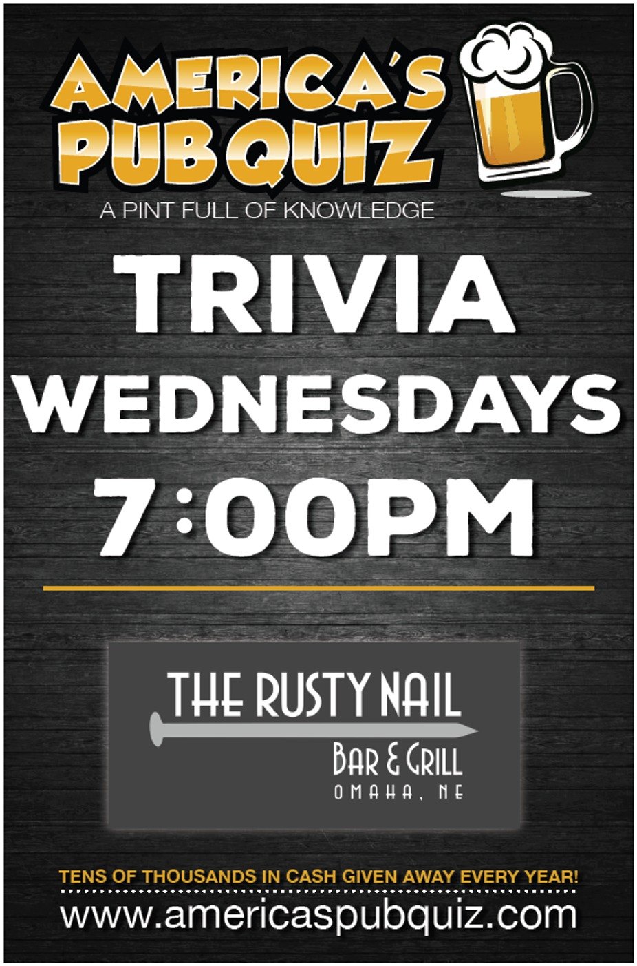Trivia Wednesdays at The Rusty Nail