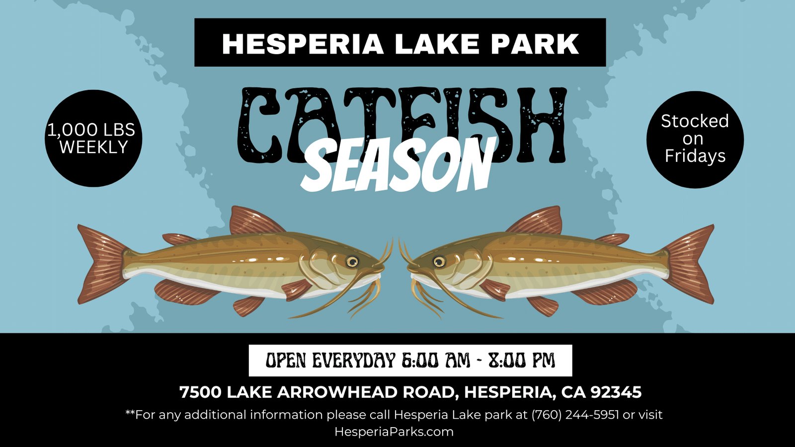 Catfish Stock at Hesperia Lake