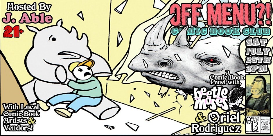 OFF MENU Comic Book Club 13