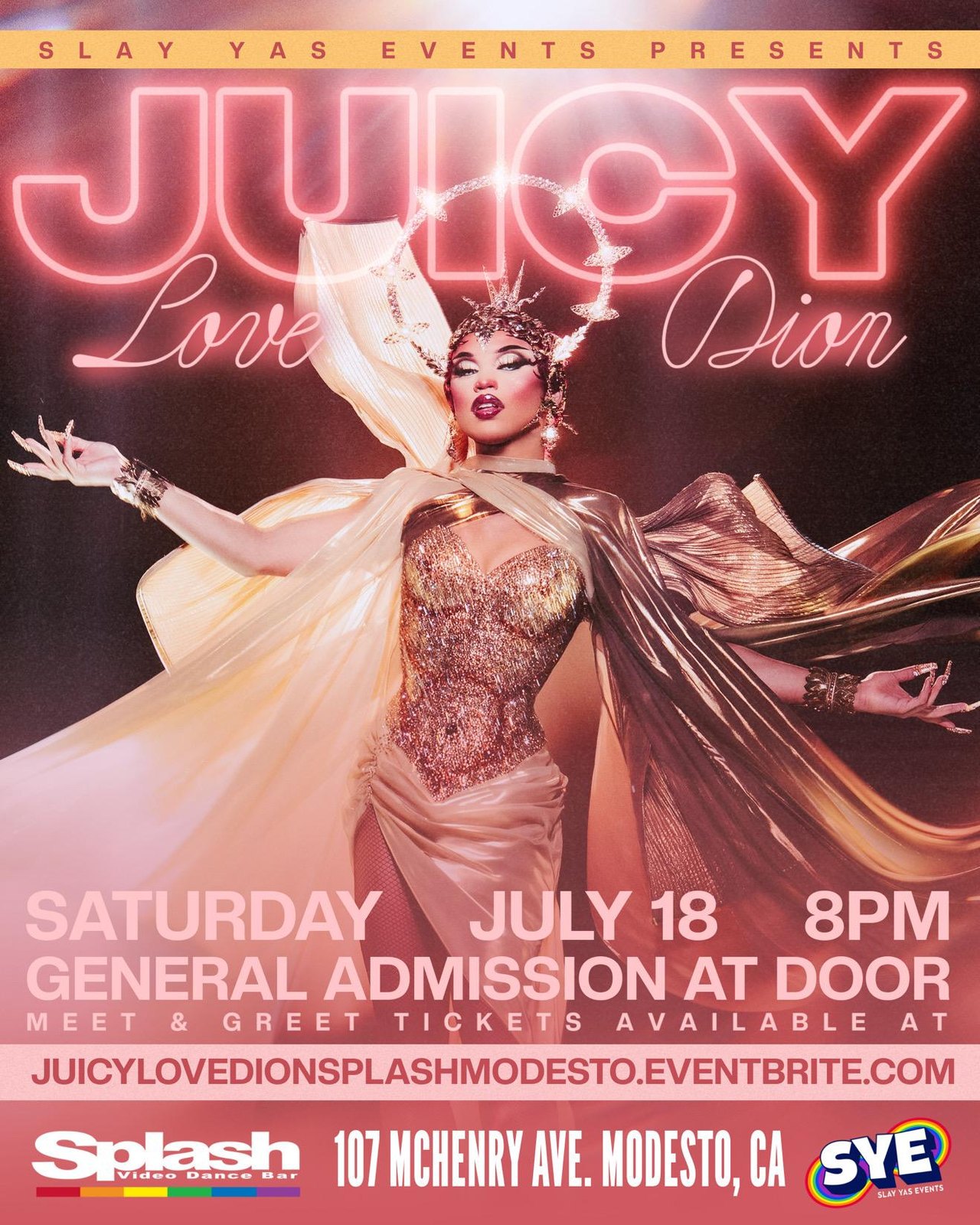 Juicy Love Dion Live at Splash Modesto