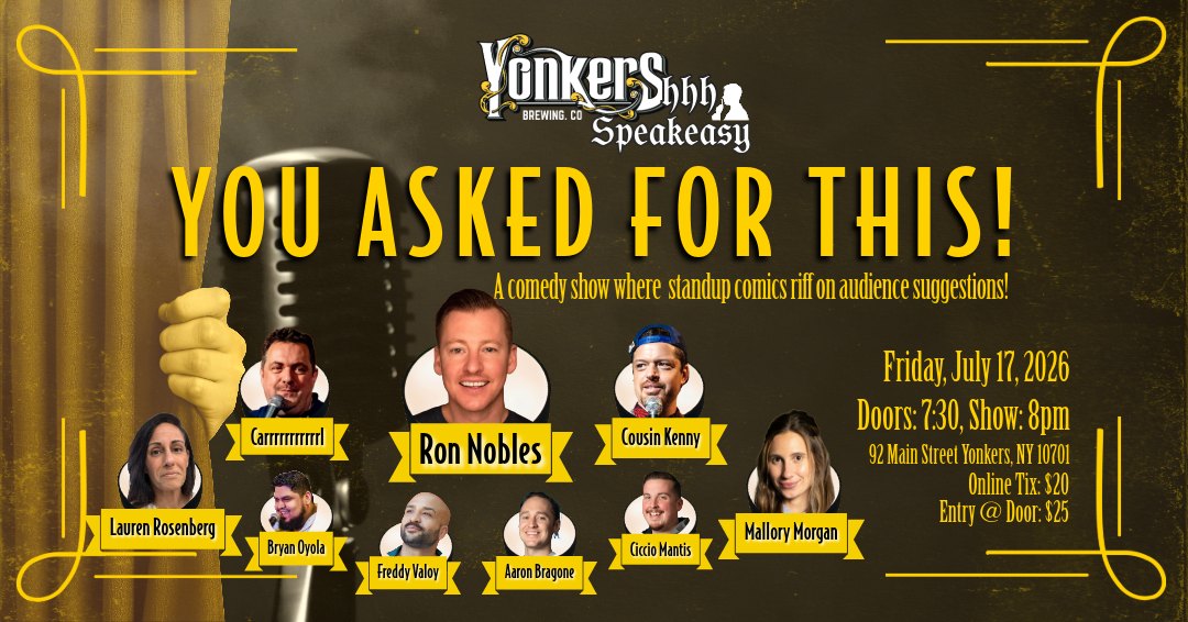 Speakeasy Comedy Night: You Asked For This!