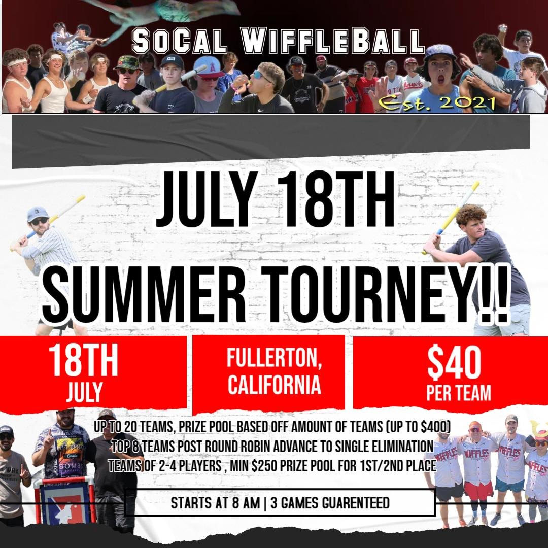 July 18th 2026 WIFFLE Ball Tournament
