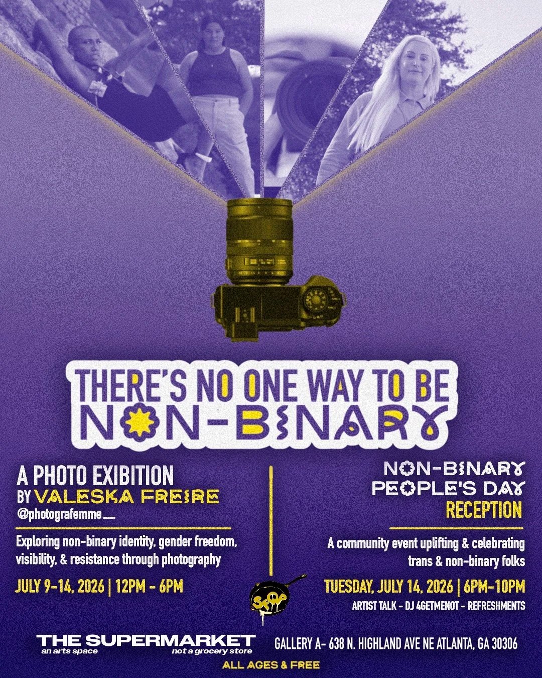 There's No One Way to be Non-Binary Photo Exhibition
