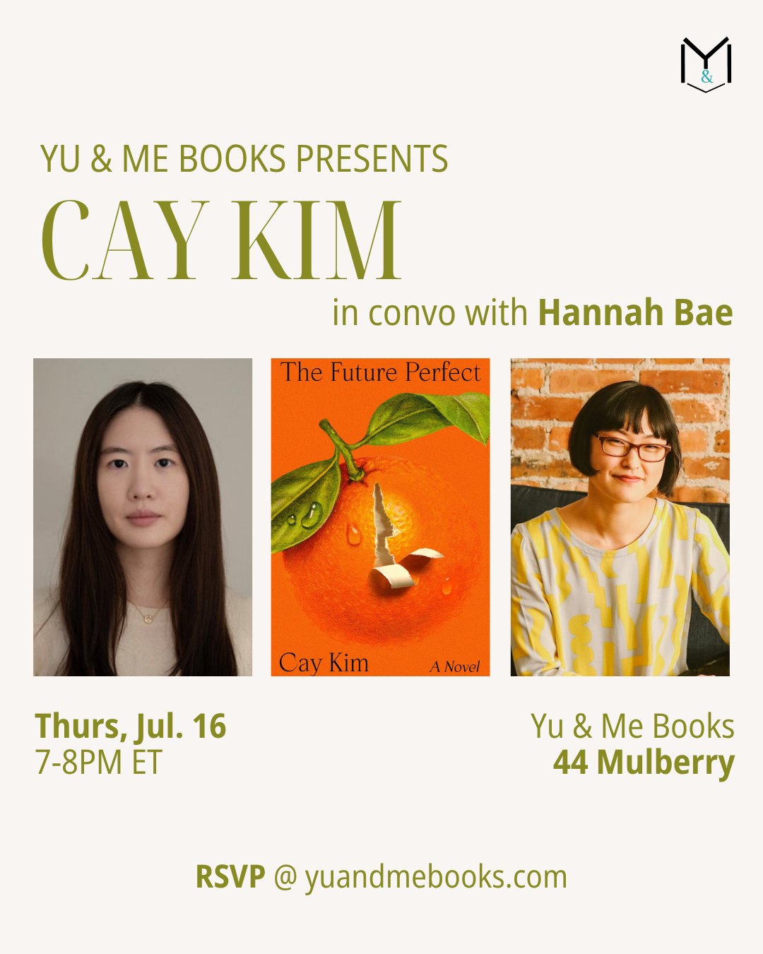 Book Talk: The Future Perfect by Cay Kim
