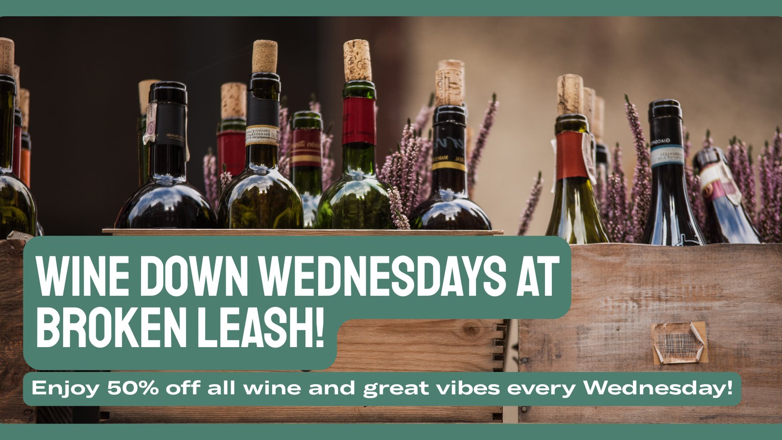 Wags & Wine at Broken Leash (21+)