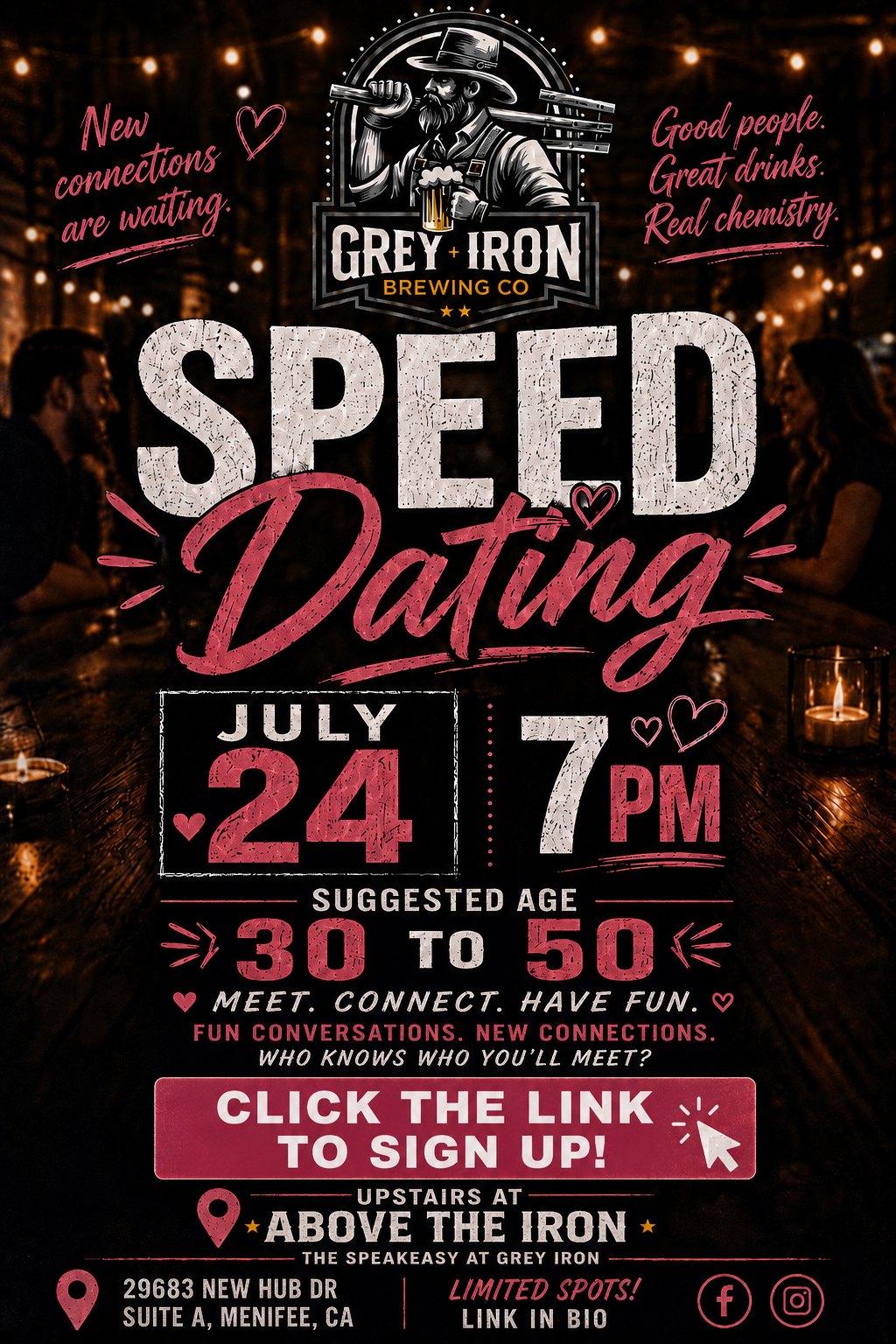 Speed Dating @ Grey Iron Brewing Co