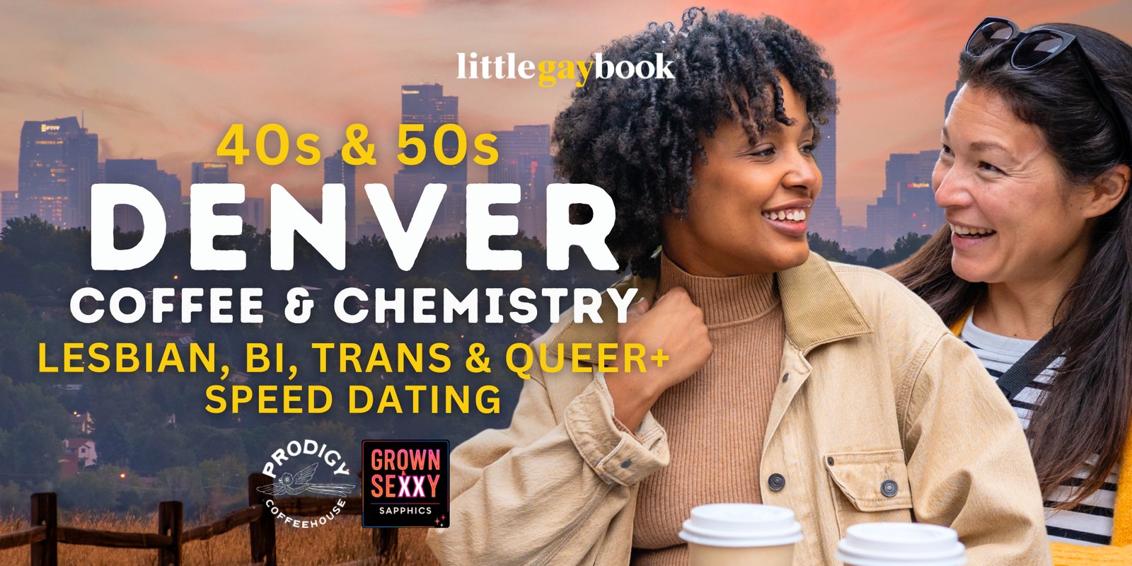Denver 40s and 50s Lesbian, Bi, Trans and Queer+ Speed Dating