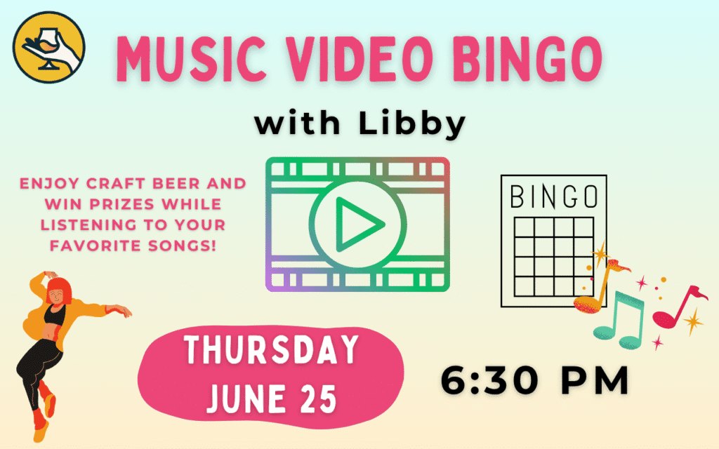 Music Video Bingo with Libby (Lady Justice)