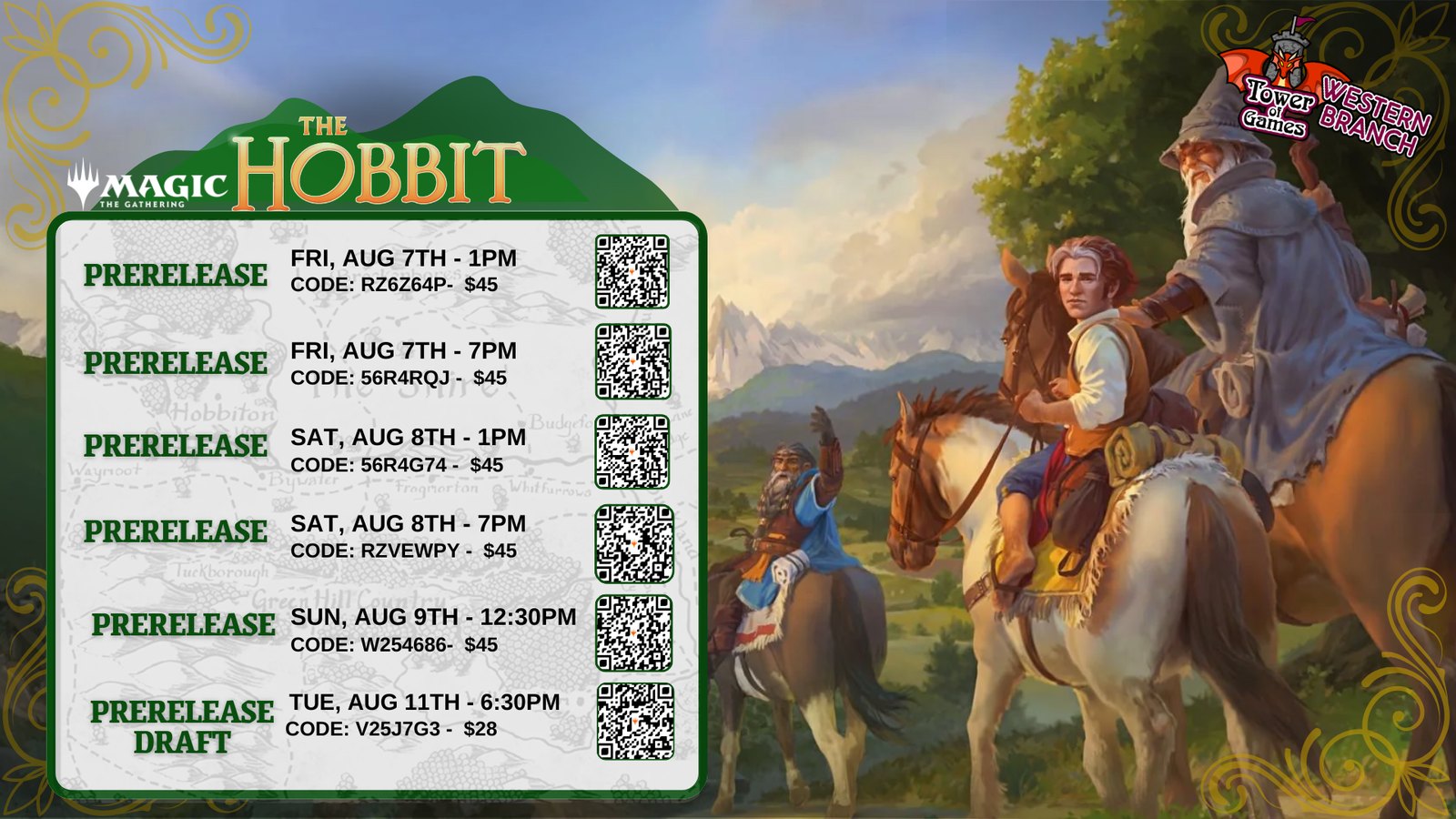 The Hobbit Magic: The Gathering Prerelease