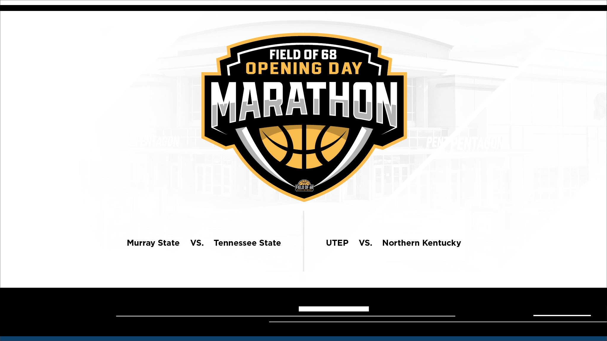The Field Of 68 Opening Day Marathon