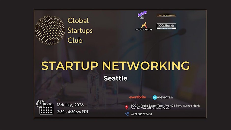 Global Startups Club Startup Networking Seattle