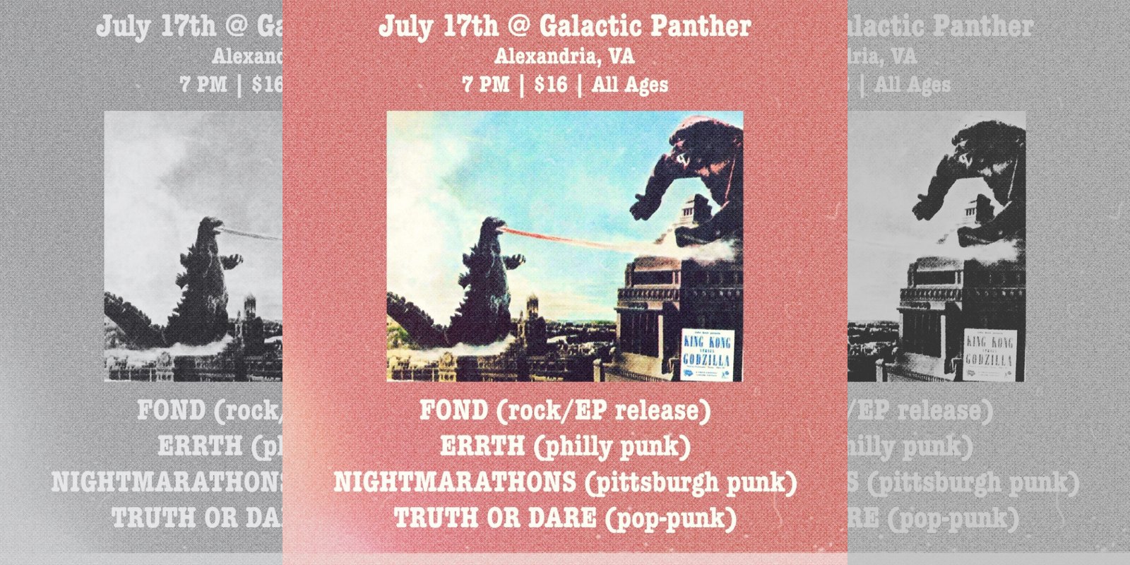 Live Music: Errth, Nightmarathons, Fond, and Truth or Dare