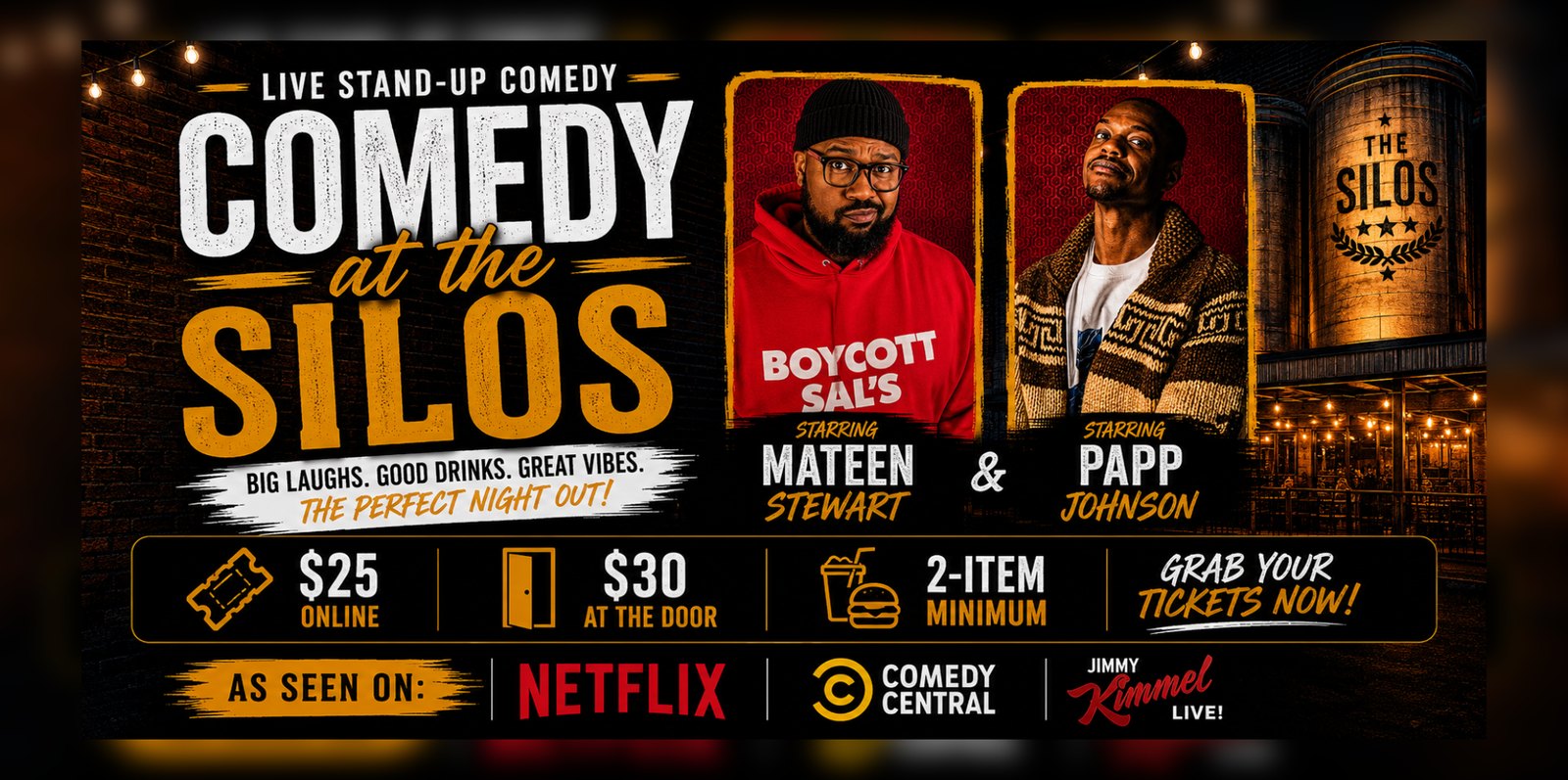 Comedy at The Silos