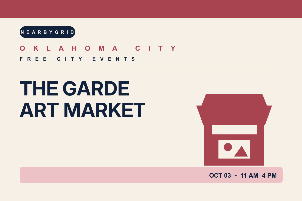 FREE Oklahoma City: The Garde Art Market