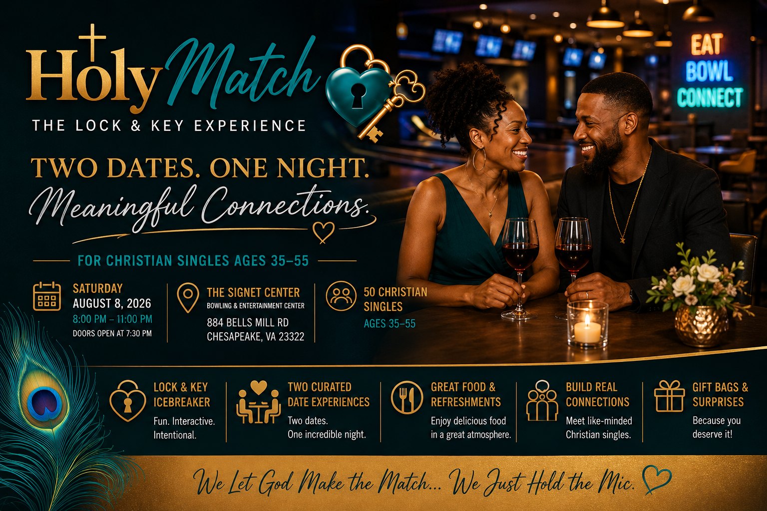 Holy Match Presents: The Lock and Key Experience, Two Dates One Night