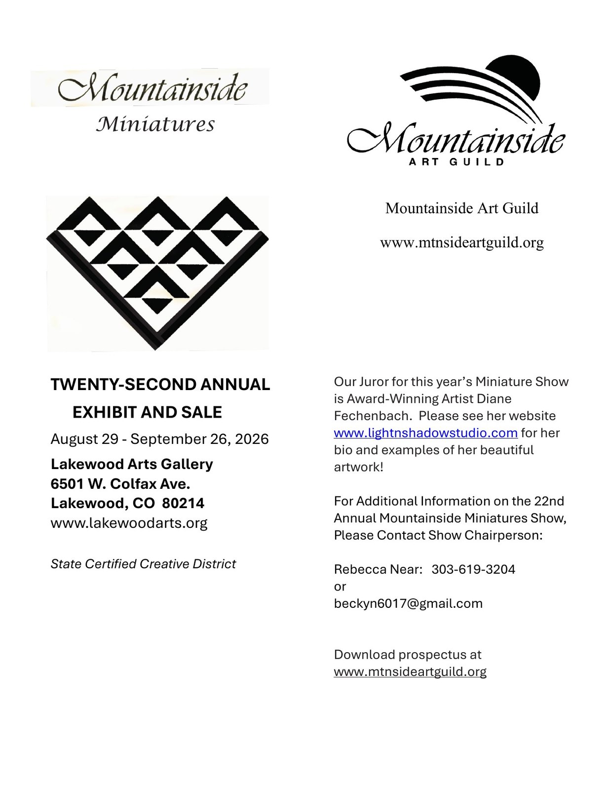Annual Miniature Show Opening Reception