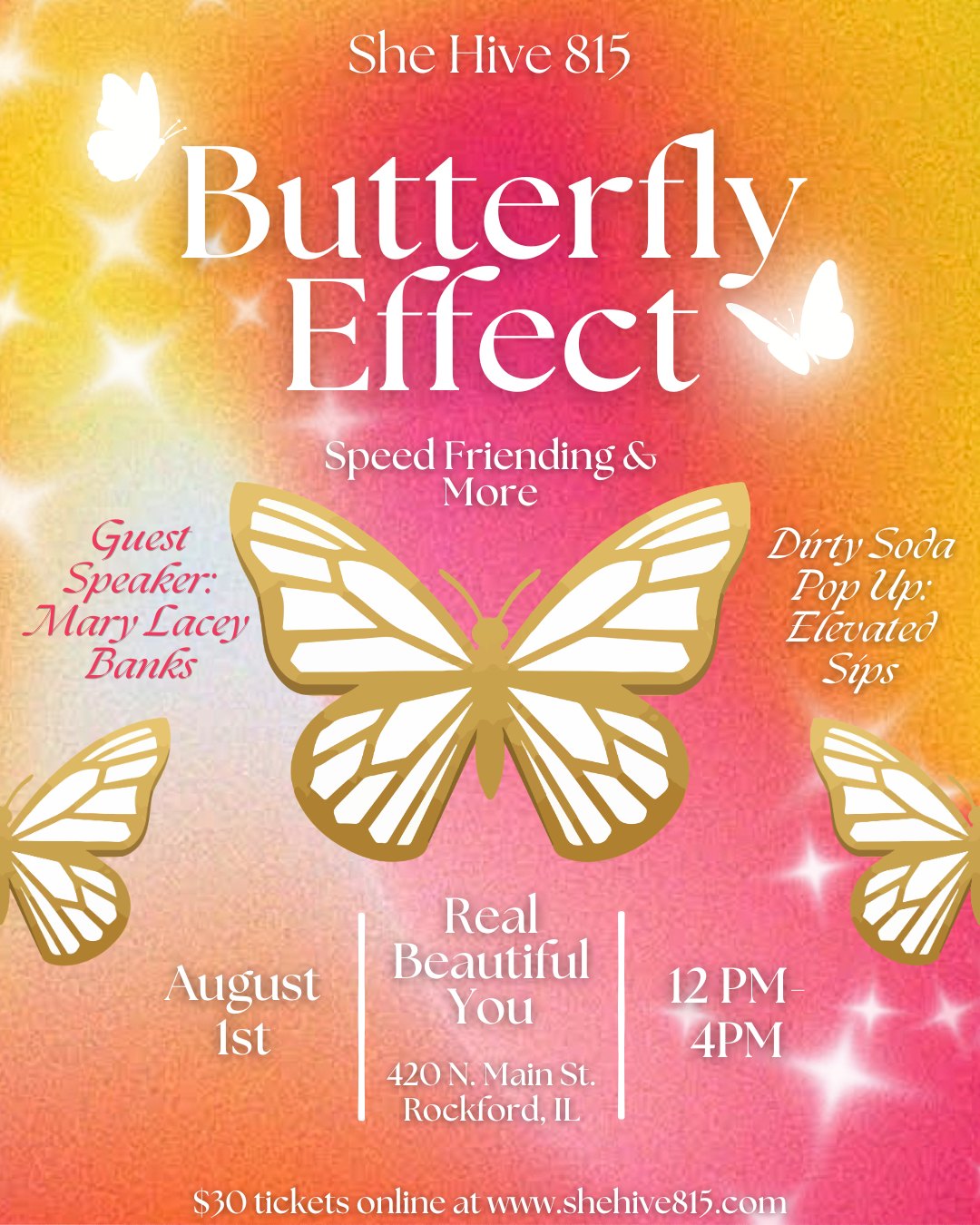 Butterfly Effect: Speed Friending & More