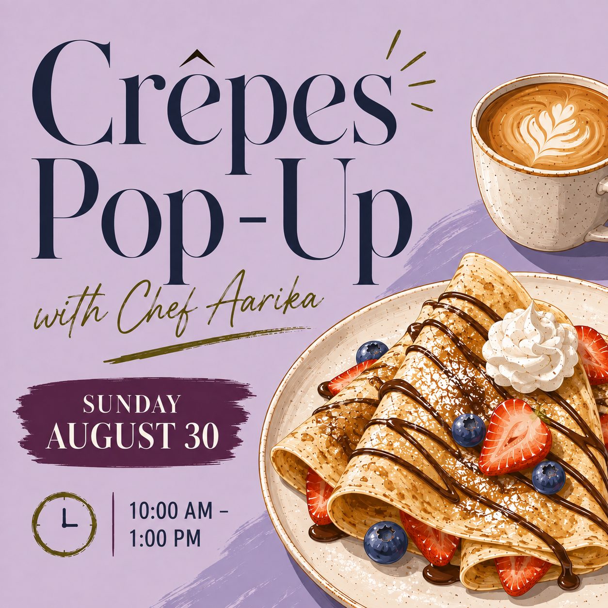 Crêpes Pop-Up with Chef Aarika