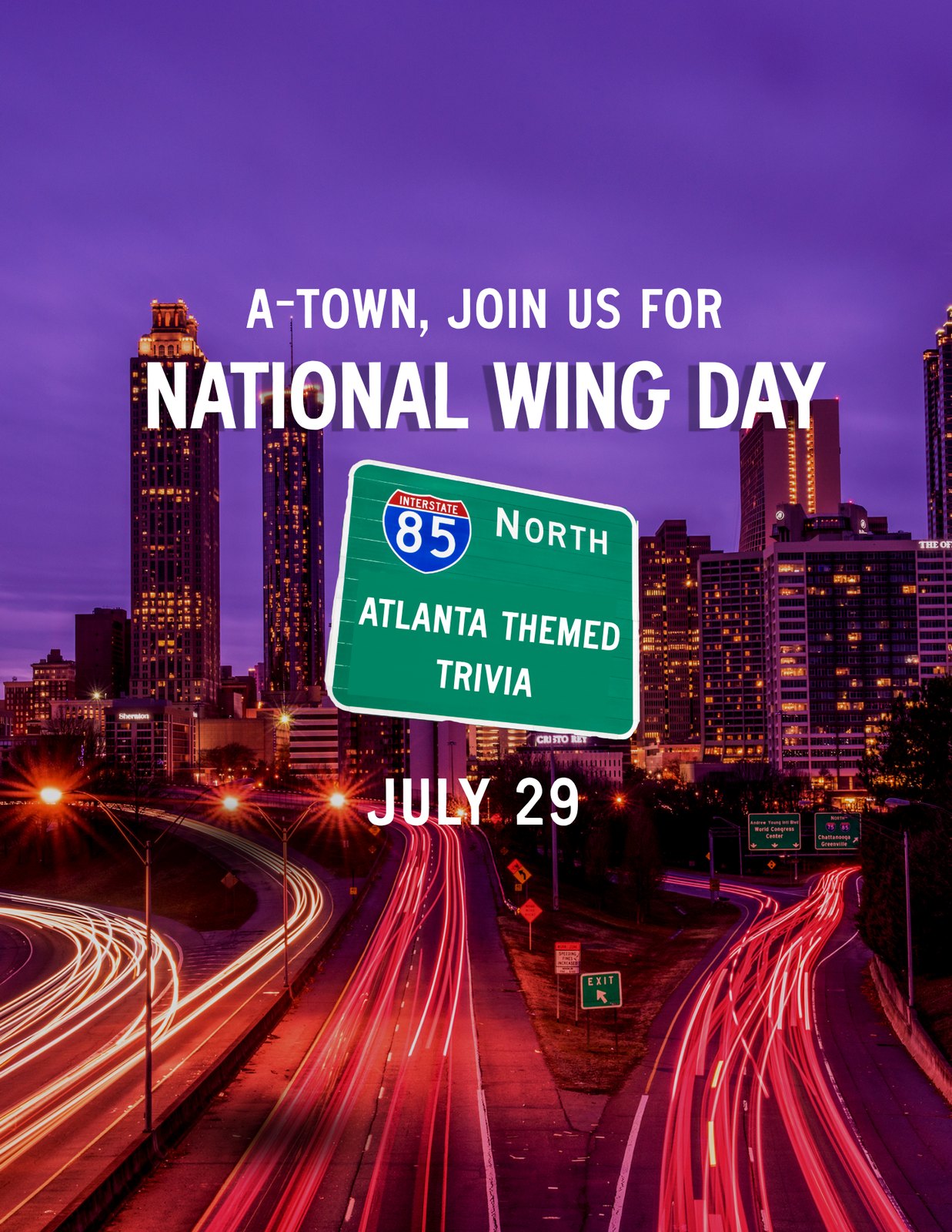 National Wing Day & Atlanta Themed Trivia