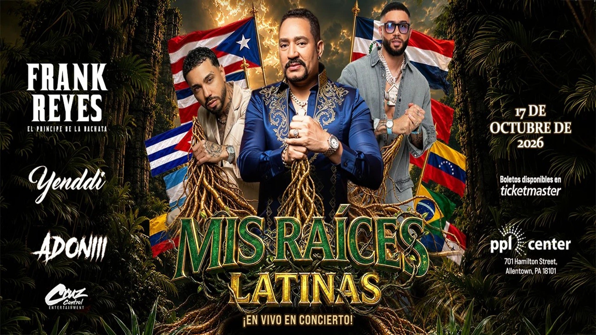 Mis Raices Latinas Featuring Frank Reyes, Yenddi Y DJ Adoni
